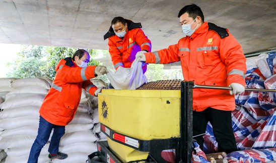  以“动”治“冻”  硚环公司全力保障城市运行洁净有序